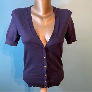 💥5/$25  Banana‎ Republic short sleeved cardigan sweater